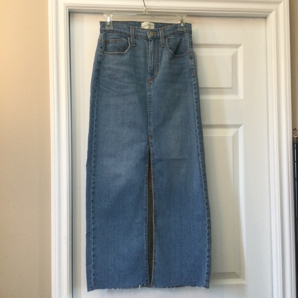Denim Maxi Skirt